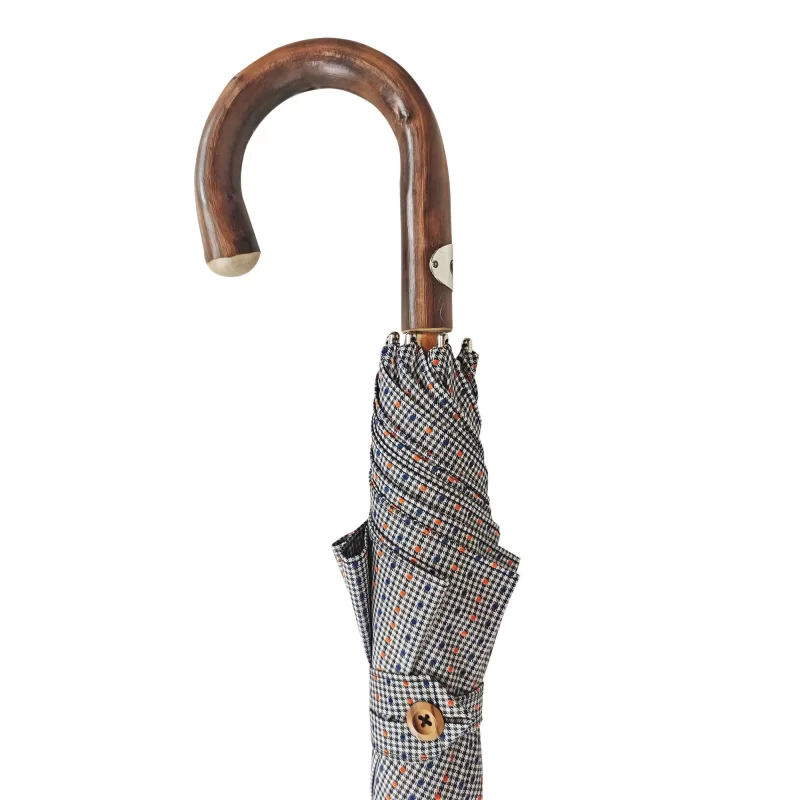Parapluie avec poignée en marron pelé – Image 5