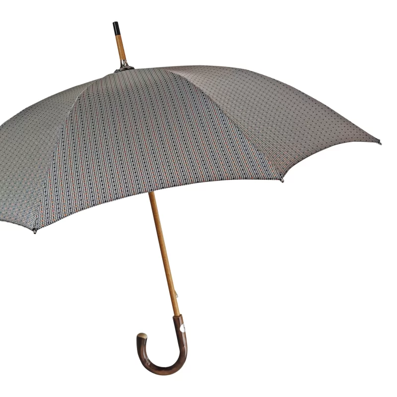 Parapluie avec poignée en marron pelé – Image 9
