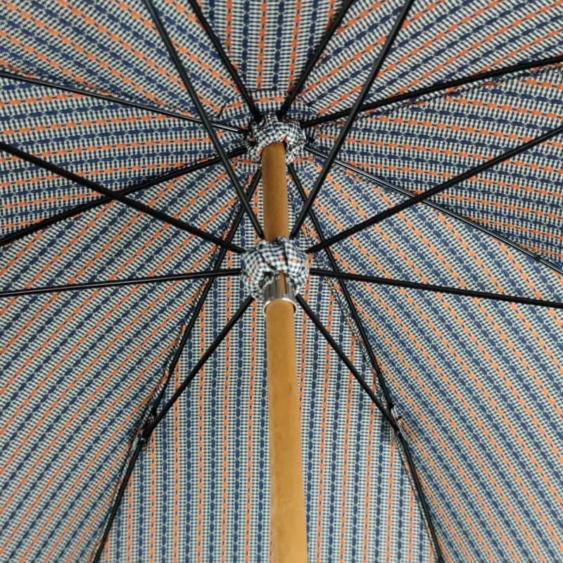 Parapluie avec poignée en marron pelé – Image 11