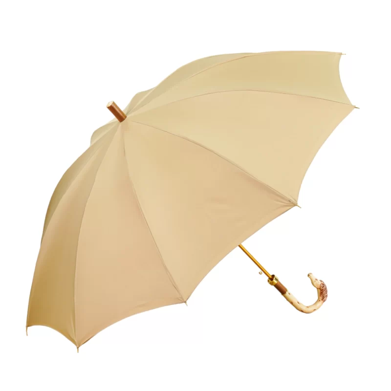 Élégance équestre : Parapluie de luxe pour homme avec manche en bois de cheval, fabriqué à la main – Image 4
