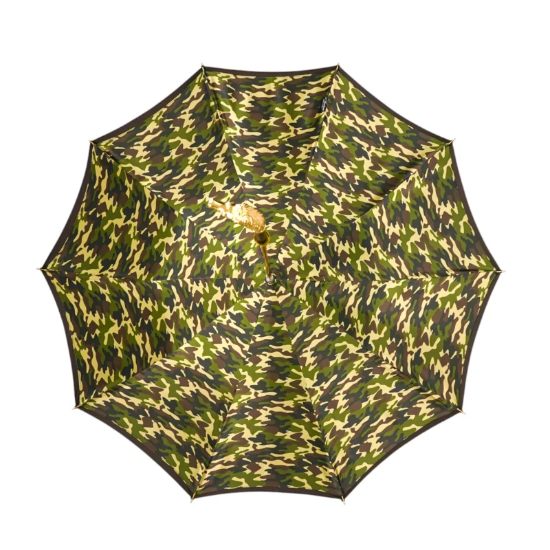 Parapluie de luxe exquis pour hommes avec poignée en forme de cheval – Image 4