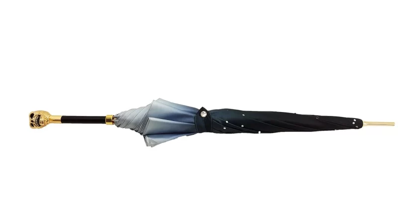 Chic Ciel Parapluie tête de mort Or – Image 2