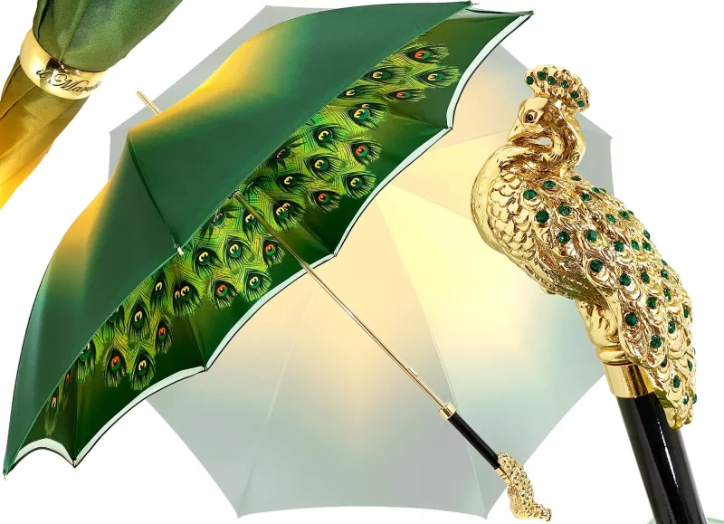 Chic Ciel Parapluie paon vert